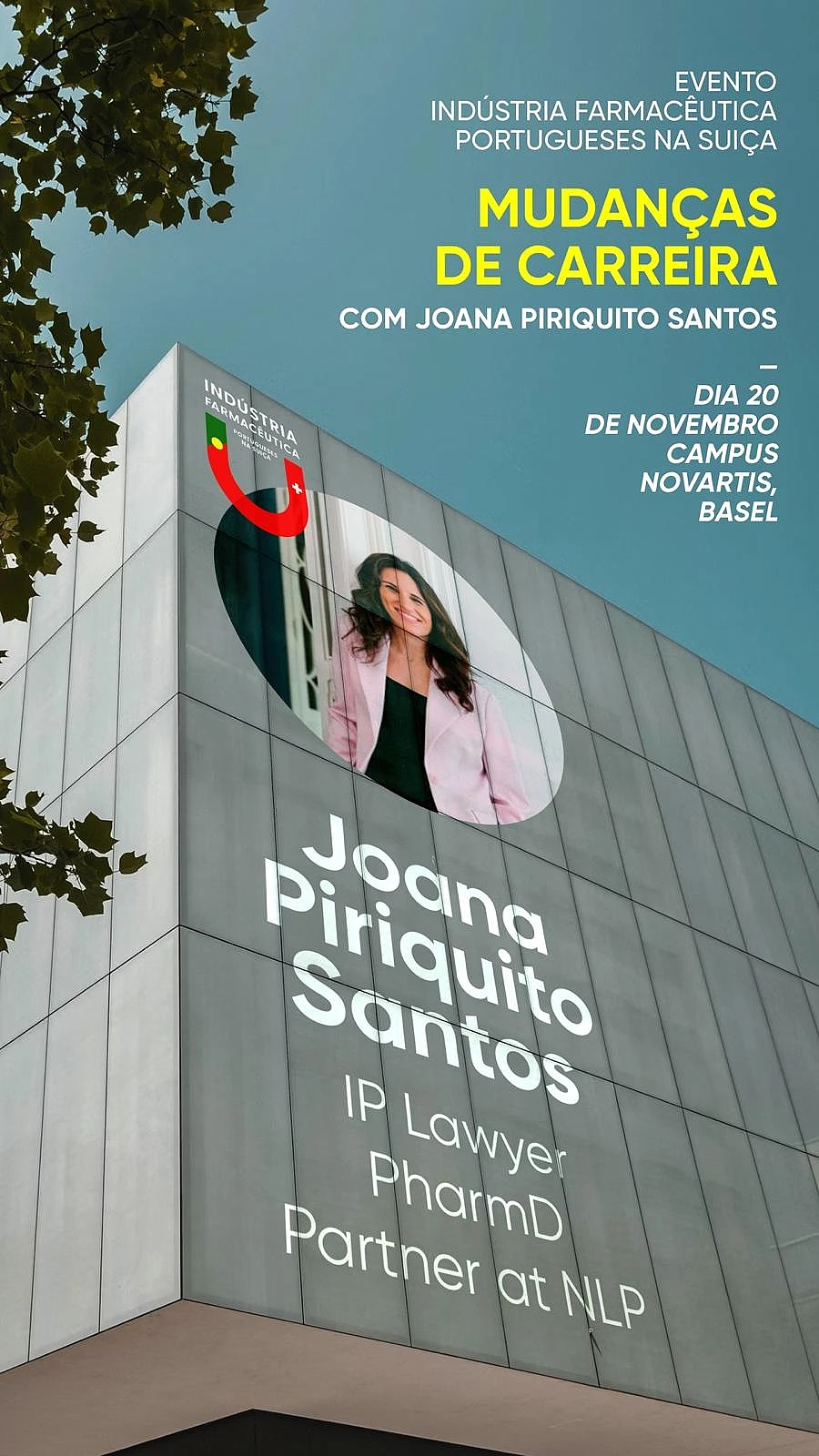 Joana Piriquito Santos participa em evento em Basileia, promovido pelo grupo Indústria Farmacêutica: Portugueses na Suíça