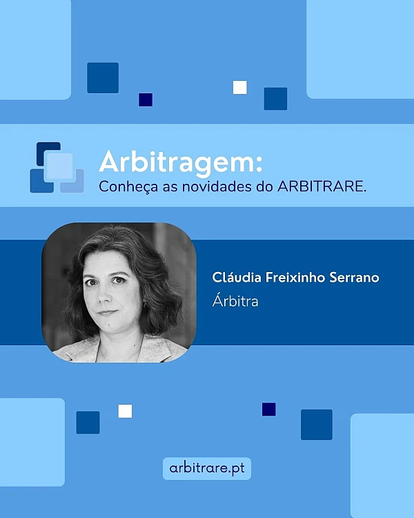 Cláudia Freixinho Serrano integra a Lista de Árbitros do ARBITRARE